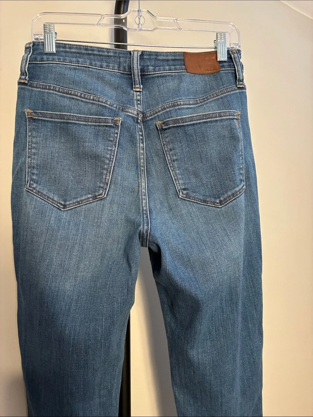 Madewell Curvy Roadtripper Skinny Jeans Blue Stretch Denim High Rise Size 26
